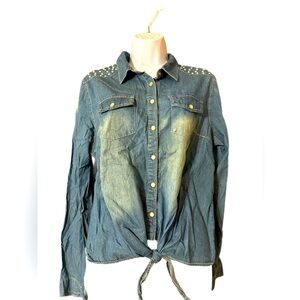 Women’s Jean Tie Shirt